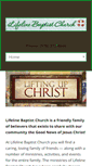 Mobile Screenshot of lifelinebaptistchurch.com